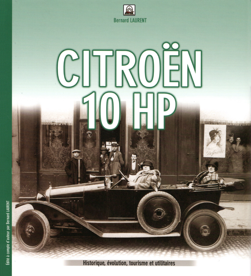 Couverture du livre sur la Citroën 10hp