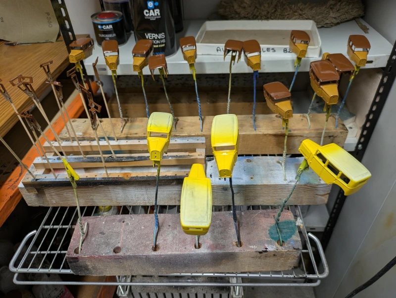 Cabine de peinture -grille de séchage avec chauffage