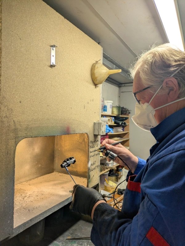 Cabine peinture aérographe